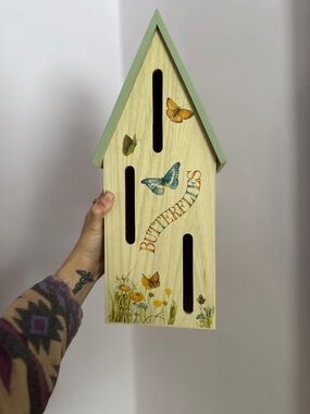 Decorative Wooden Butterfly House